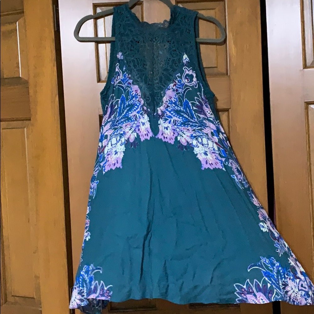 Free people turquoise dress